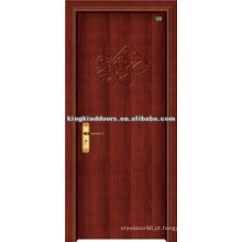 Projeto simples/plana PVC porta porta MDF com PVC folha coberta (JKD-8119) para Design de interiores Dooe